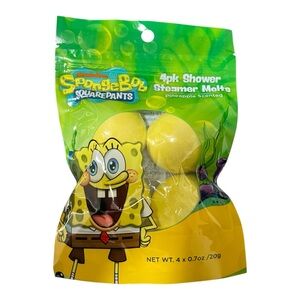 Nickelodeon SpongeBob Square Pants 4 pack shower steamer melts